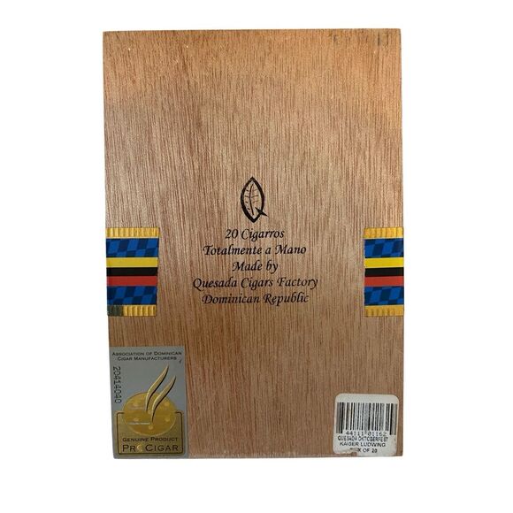 Quesada Oktoberfest 2016 Kaiser Ludwig Empty Cigar Box Storage Collectible - Picture 8 of 14